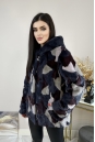 Шуба из норки с капюшоном 8024156-2